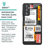 Cool Barcode Label Glass Case For Samsung Galaxy F23 5G