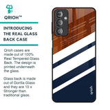 Bold Stripes Glass Case for Samsung Galaxy F23 5G