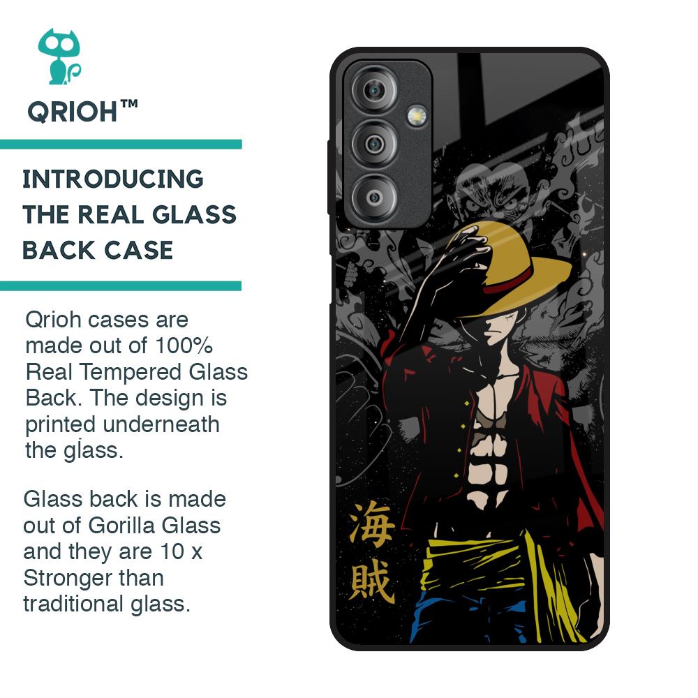 Dark Luffy Glass Case for Samsung Galaxy F23 5G