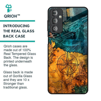 Architecture Map Glass Case for Samsung Galaxy F23 5G