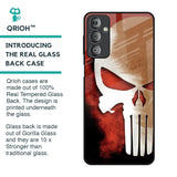 Red Skull Glass Case for Samsung Galaxy F23 5G