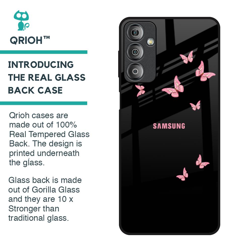 Fly Butterfly Glass Case for Samsung Galaxy F23 5G
