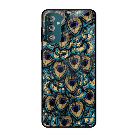 Peacock Feathers Samsung Galaxy F23 5G Glass Cases & Covers Online