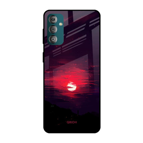 Morning Red Sky Samsung Galaxy F23 5G Glass Cases & Covers Online
