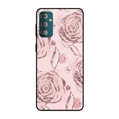 Shimmer Roses Samsung Galaxy F23 5G Glass Cases & Covers Online