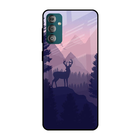 Deer In Night Samsung Galaxy F23 5G Glass Cases & Covers Online