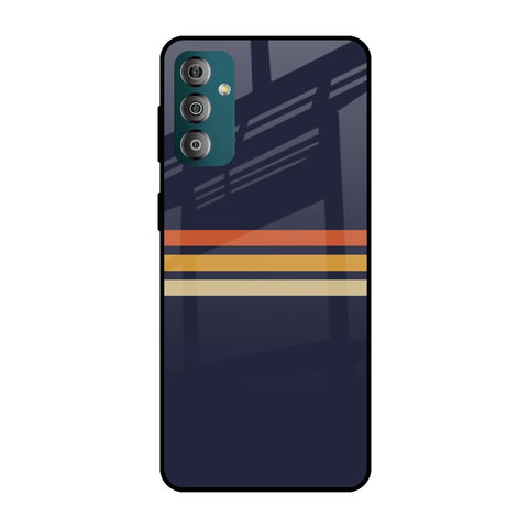 Tricolor Stripes Samsung Galaxy F23 5G Glass Cases & Covers Online