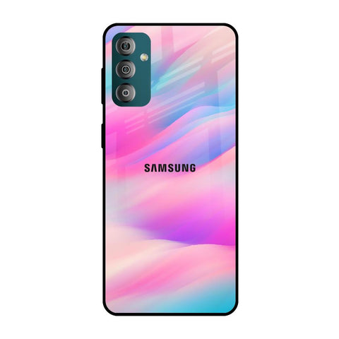Colorful Waves Samsung Galaxy F23 5G Glass Cases & Covers Online