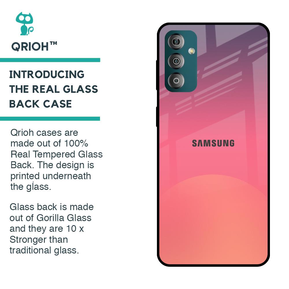 Sunset Orange Glass Case for Samsung Galaxy F23 5G