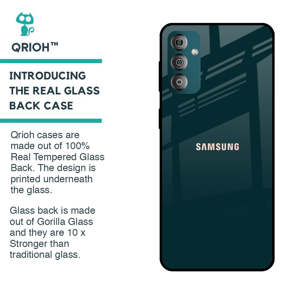 Hunter Green Glass Case For Samsung Galaxy F23 5G