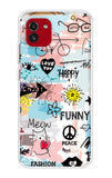 Happy Doodle Samsung Galaxy A03 Back Cover