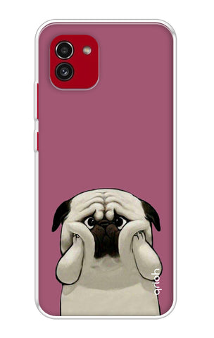 Chubby Dog Samsung Galaxy A03 Back Cover