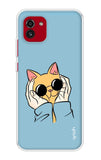 Attitude Cat Samsung Galaxy A03 Back Cover