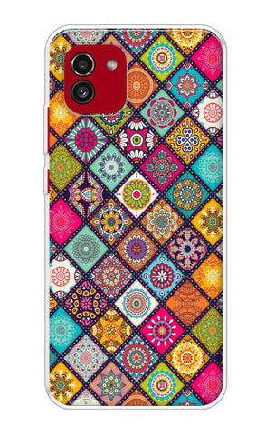 Multicolor Mandala Samsung Galaxy A03 Back Cover