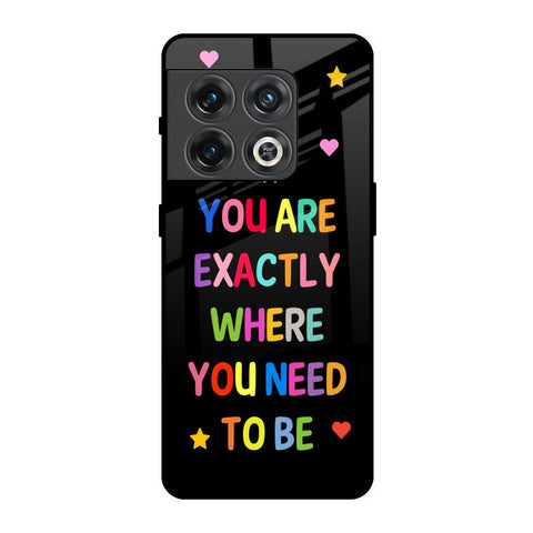 Magical Words OnePlus 10 Pro Glass Back Cover Online