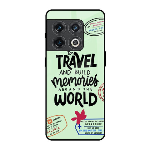 Travel Stamps OnePlus 10 Pro Glass Back Cover Online