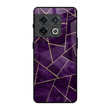 Geometric Purple OnePlus 10 Pro Glass Back Cover Online