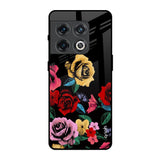 Floral Decorative OnePlus 10 Pro Glass Back Cover Online