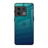 Green Triangle Pattern OnePlus 10 Pro Glass Back Cover Online
