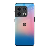 Blue & Pink Ombre OnePlus 10 Pro Glass Back Cover Online