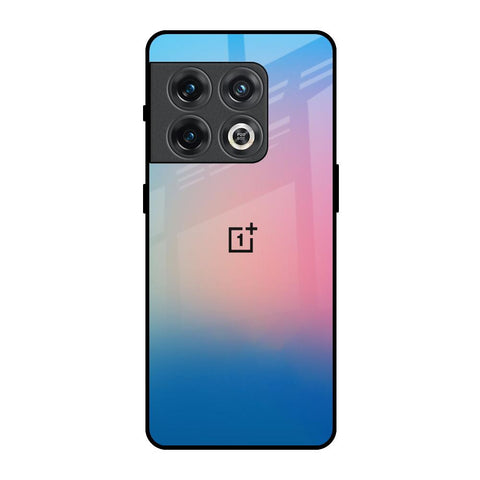 Blue & Pink Ombre OnePlus 10 Pro Glass Back Cover Online