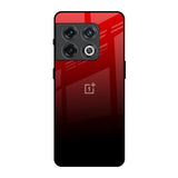 Maroon Faded OnePlus 10 Pro Glass Back Cover Online