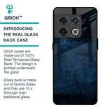 Dark Blue Grunge Glass Case for OnePlus 10 Pro