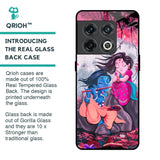 Radha Krishna Art Glass Case for OnePlus 10 Pro