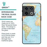 Travel Map Glass Case for OnePlus 10 Pro