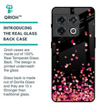 Heart Rain Fall Glass Case For OnePlus 10 Pro