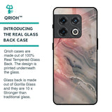 Pink And Grey Marble Glass Case For OnePlus 10 Pro