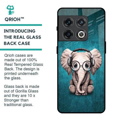 Adorable Baby Elephant Glass Case For OnePlus 10 Pro