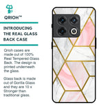 Geometrical Marble Glass Case for OnePlus 10 Pro