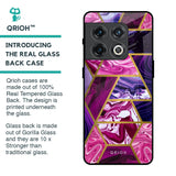 Electroplated Geometric Marble Glass Case for OnePlus 10 Pro