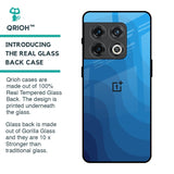 Blue Wave Abstract Glass Case for OnePlus 10 Pro
