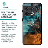 Golden Splash Glass Case for OnePlus 10 Pro