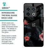 Tropical Art Flower Glass Case for OnePlus 10 Pro