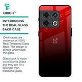 Maroon Faded Glass Case for OnePlus 10 Pro
