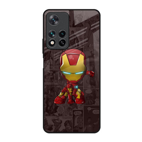 Angry Baby Super Hero Redmi Note 11 Pro 5G Glass Back Cover Online