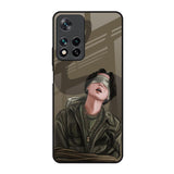 Blind Fold Redmi Note 11 Pro 5G Glass Back Cover Online