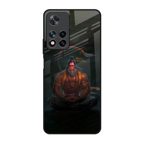 Lord Hanuman Animated Redmi Note 11 Pro 5G Glass Back Cover Online