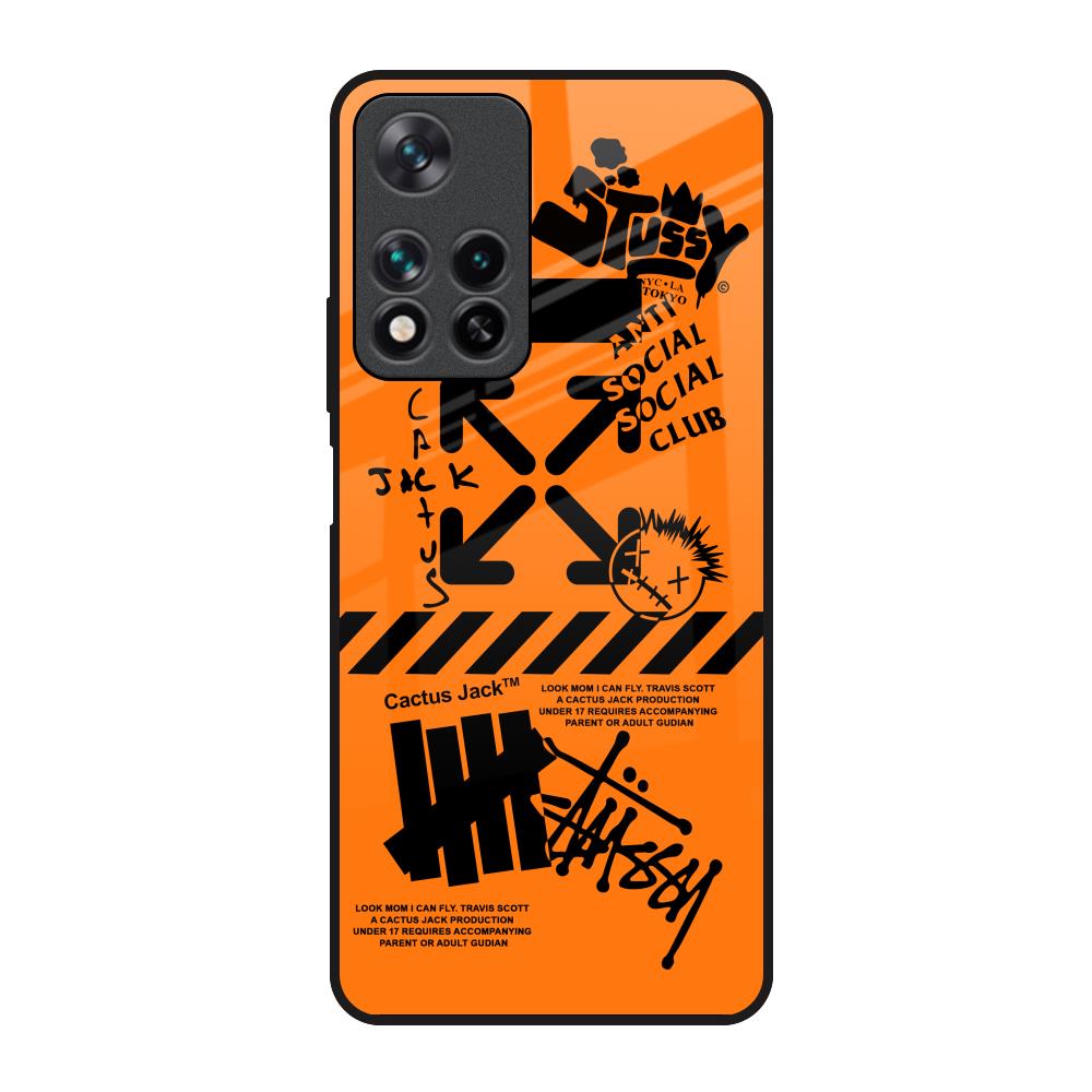 Anti Social Club Redmi Note 11 Pro 5G Glass Back Cover Online