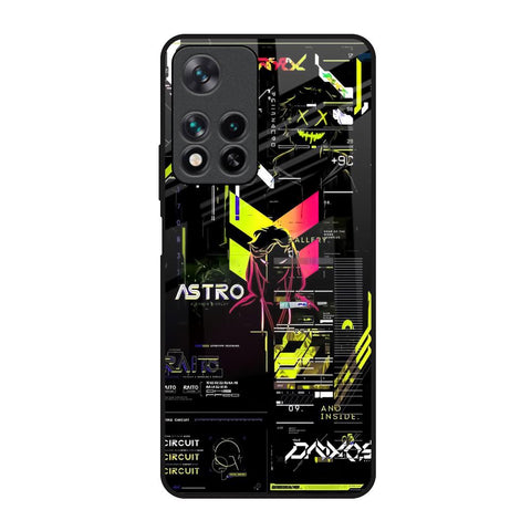 Astro Glitch Redmi Note 11 Pro 5G Glass Back Cover Online