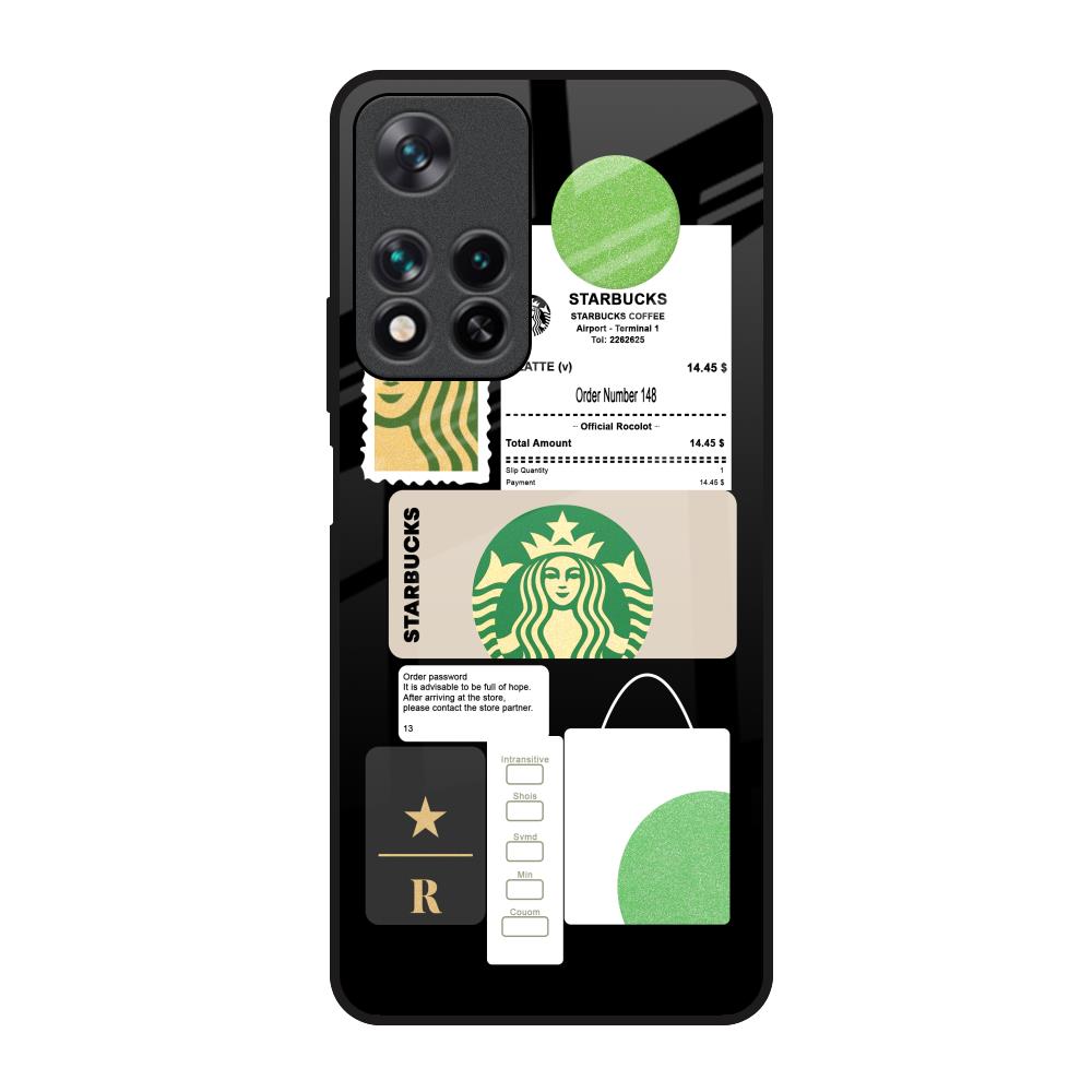 Coffee Latte Redmi Note 11 Pro 5G Glass Back Cover Online