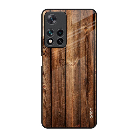 Timber Printed Redmi Note 11 Pro 5G Glass Back Cover Online