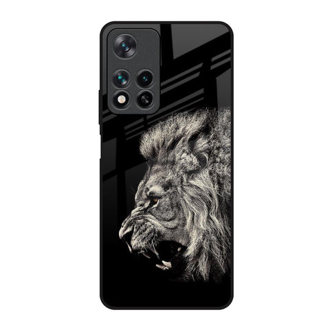Brave Lion Redmi Note 11 Pro 5G Glass Back Cover Online