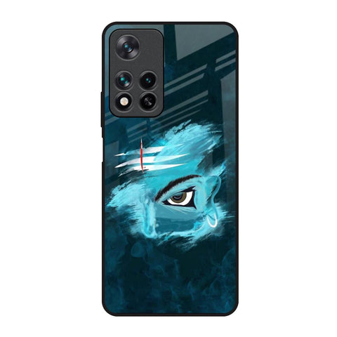 Power Of Trinetra Redmi Note 11 Pro 5G Glass Back Cover Online