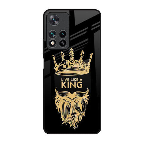 King Life Redmi Note 11 Pro 5G Glass Back Cover Online