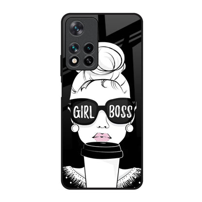 Girl Boss Redmi Note 11 Pro 5G Glass Back Cover Online