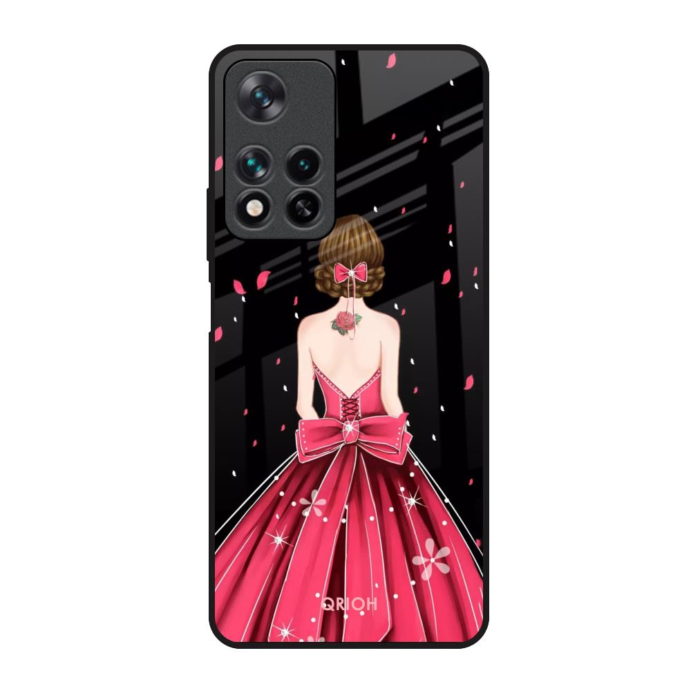 Fashion Princess Redmi Note 11 Pro 5G Glass Back Cover Online